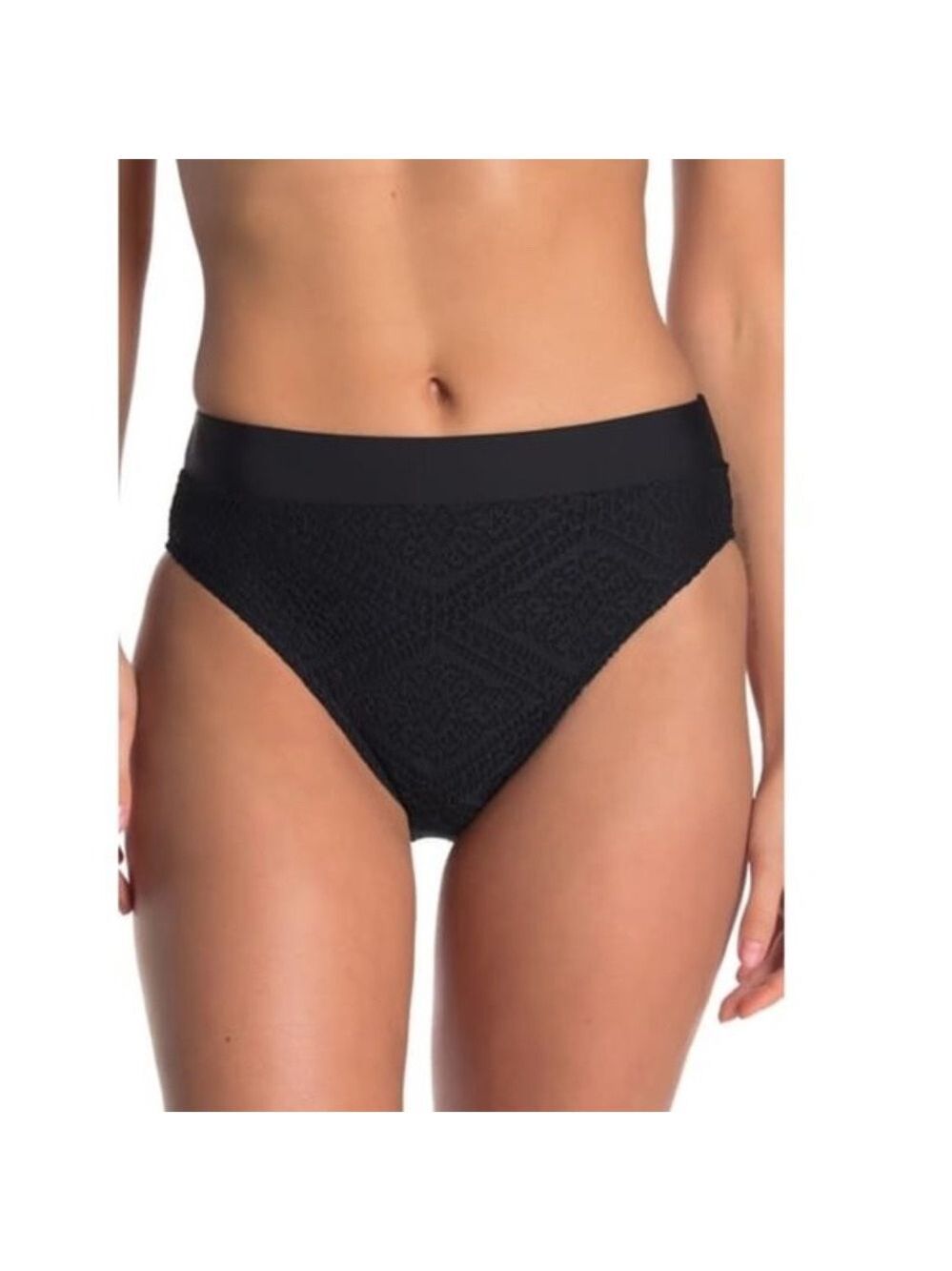 Ella Moss Crochet High Waist Bikini Bottoms